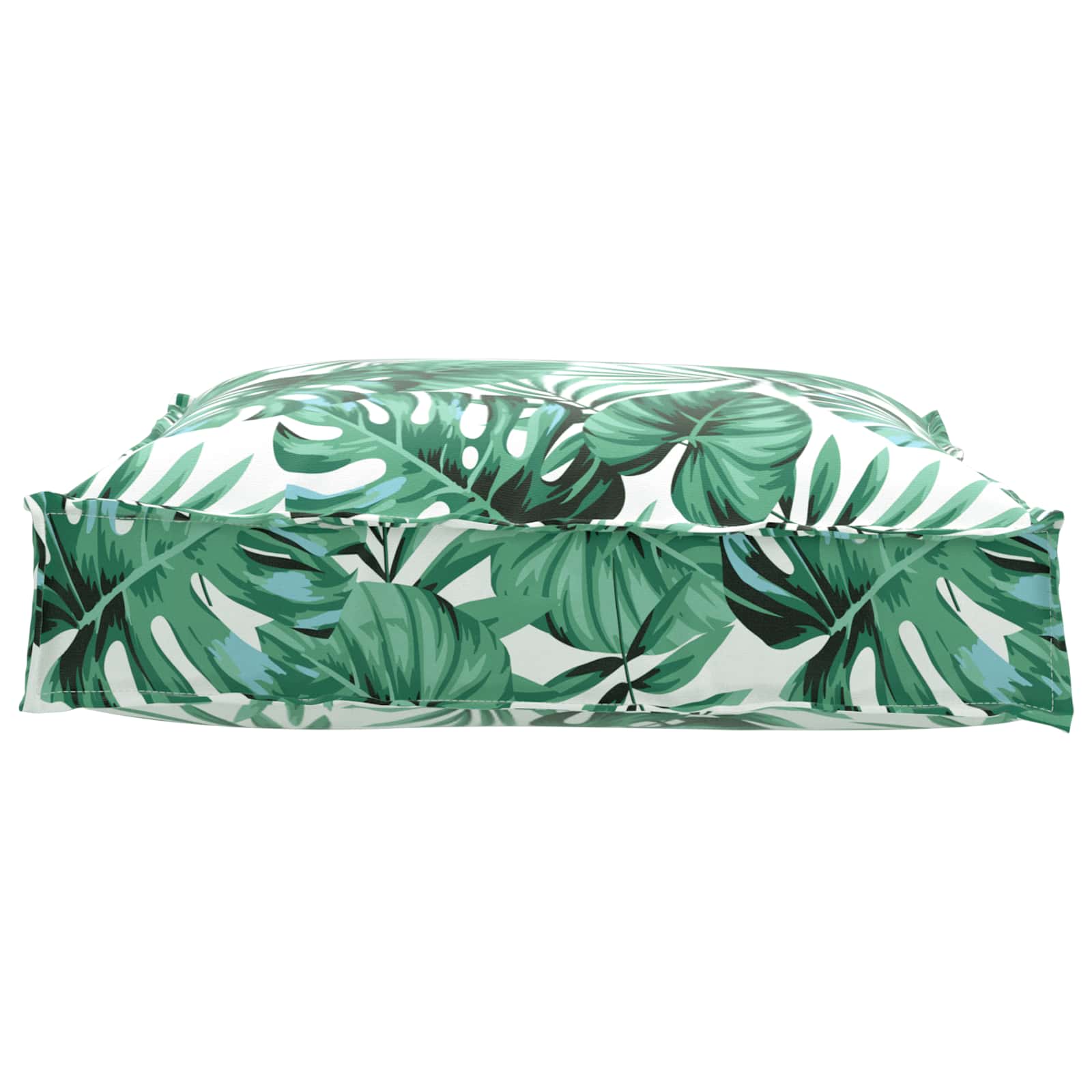 Vidaxxl coussin motif feuille feuille 70 x 70 x 12 cm tissu oxford