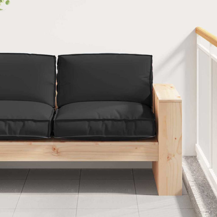 Vidaxx coussin noir 80 x 80 x 12 cm tissu oxford