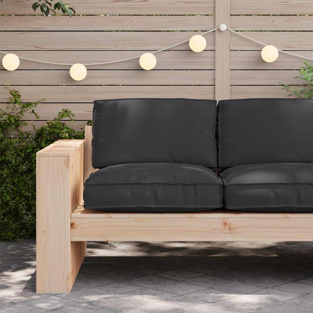 Vidaxx coussin noir 80 x 80 x 12 cm tissu oxford