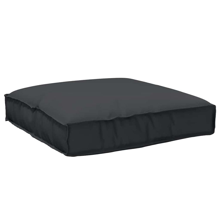 Vidaxx coussin noir 80 x 80 x 12 cm tissu oxford
