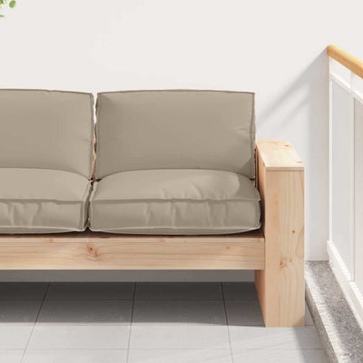 Vidaxx coussin taupe 80 x 80 x 12 cm tissu oxford