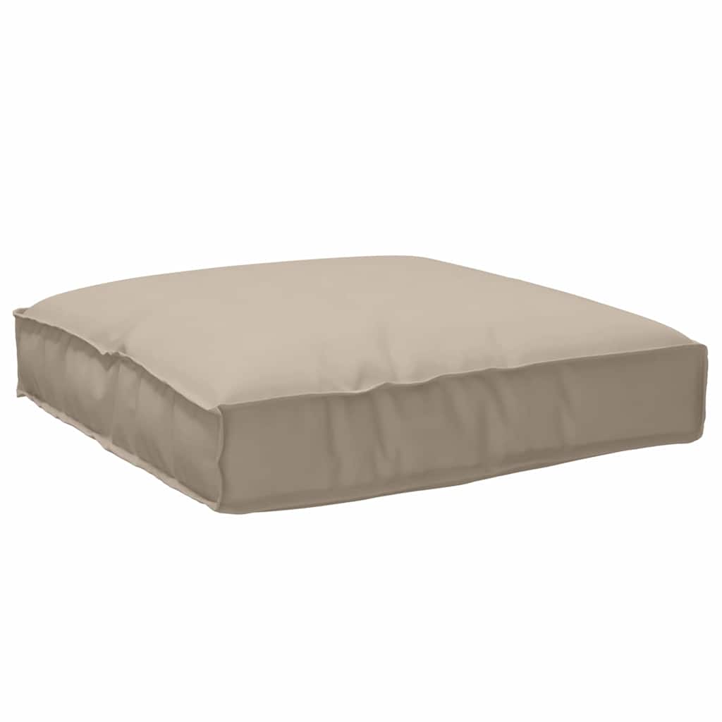 Vidaxx coussin taupe 80 x 80 x 12 cm tissu oxford