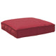 VidaXL coussin vin rouge 80 x 80 x 12 cm tissu oxford