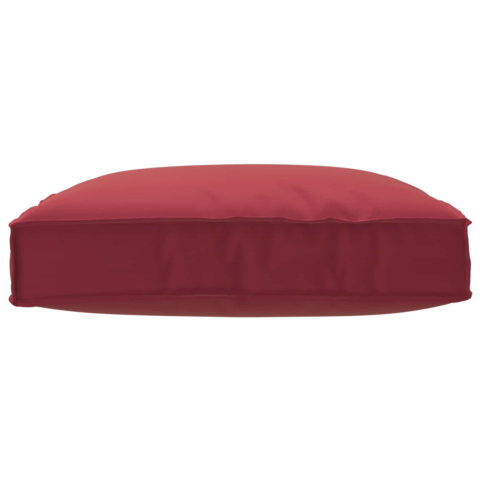 VidaXL coussin vin rouge 80 x 80 x 12 cm tissu oxford