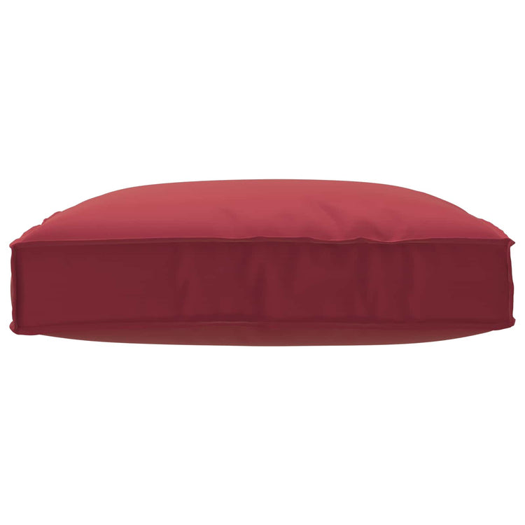 VidaXL coussin vin rouge 80 x 80 x 12 cm tissu oxford