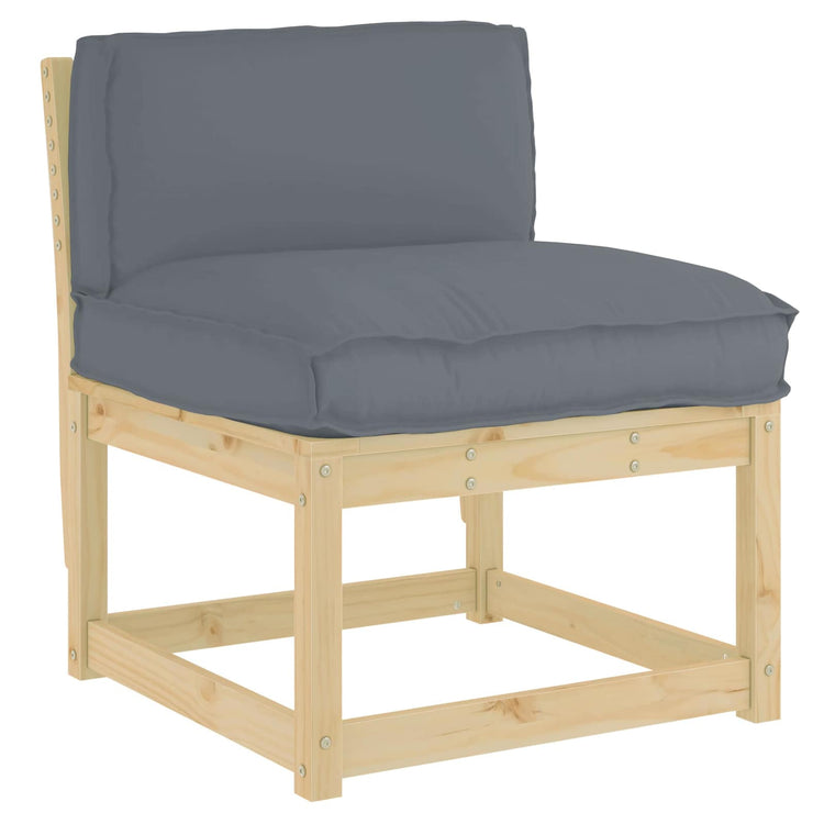 Vidaxl coussin anthracite 70 x 40 x 12 cm tissu oxford
