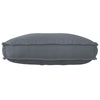 Vidaxl coussin anthracite 70 x 40 x 12 cm tissu oxford