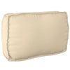 Vidaxl coussin beige 70 x 40 x 12 cm tissu oxford