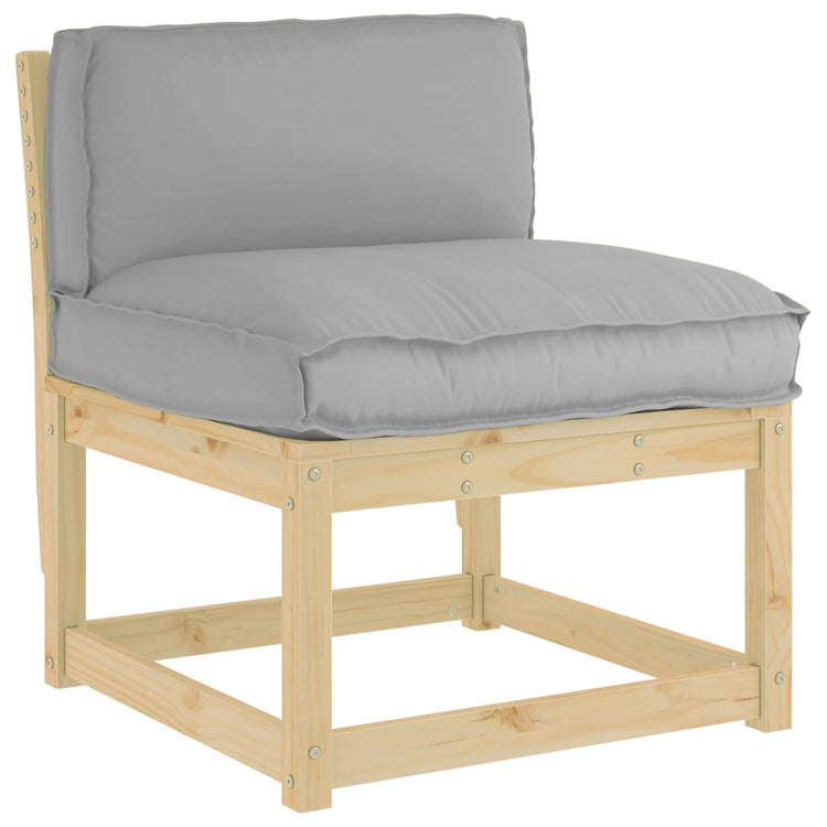 Vidaxx coussin gris 80 x 40 x 12 cm tissu oxford