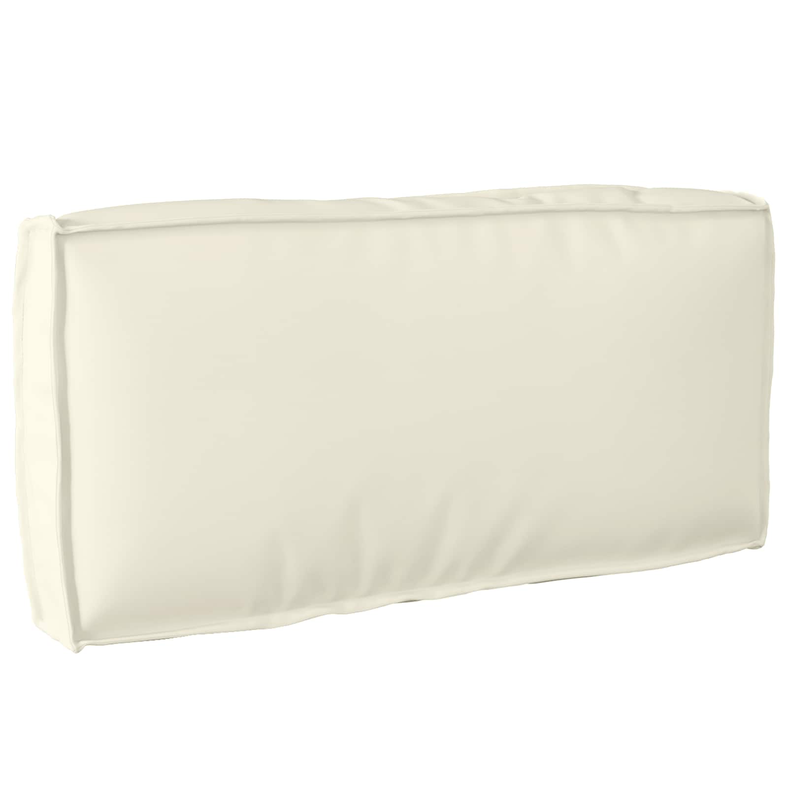 Vidaxl coussin crème 80 x 40 x 12 cm tissu oxford
