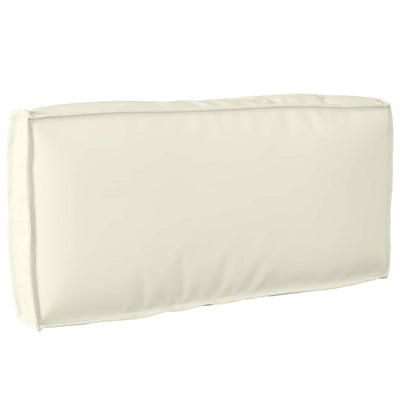 Vidaxl coussin crème 80 x 40 x 12 cm tissu oxford