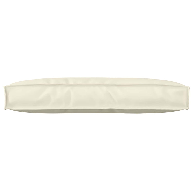 Vidaxl coussin crème 80 x 40 x 12 cm tissu oxford