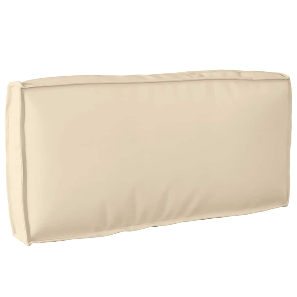 Vidaxl coussin beige 80 x 40 x 12 cm tissu oxford