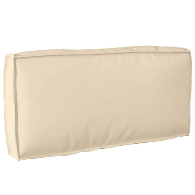 Vidaxl coussin beige 80 x 40 x 12 cm tissu oxford