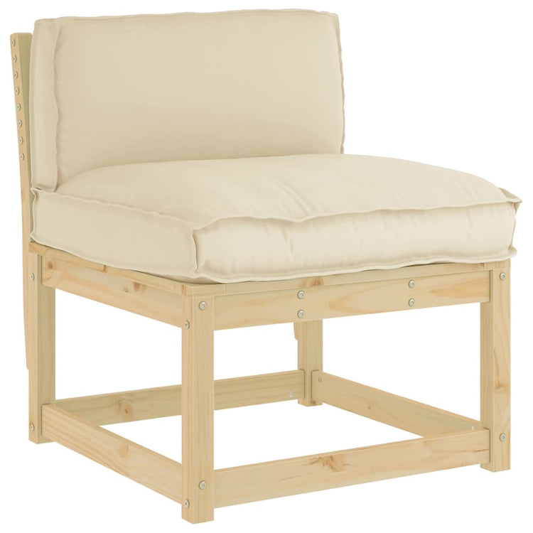 Vidaxl coussin beige 80 x 40 x 12 cm tissu oxford