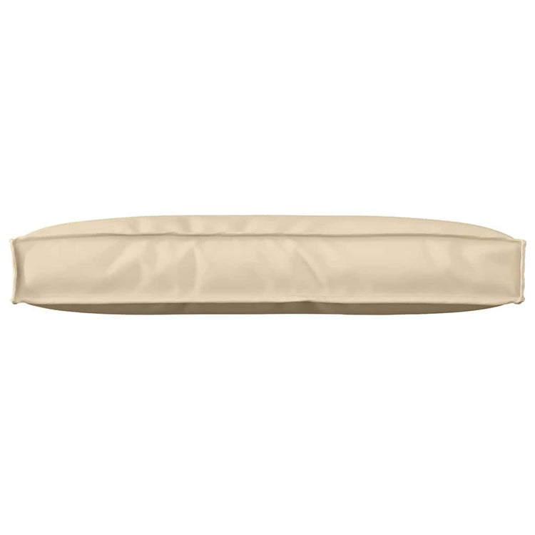 Vidaxl coussin beige 80 x 40 x 12 cm tissu oxford