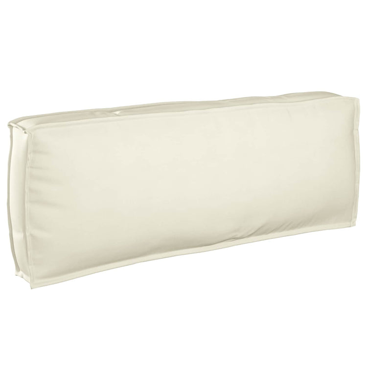 VidaXL coussin crème 120 x 40 x 12 cm tissu oxford
