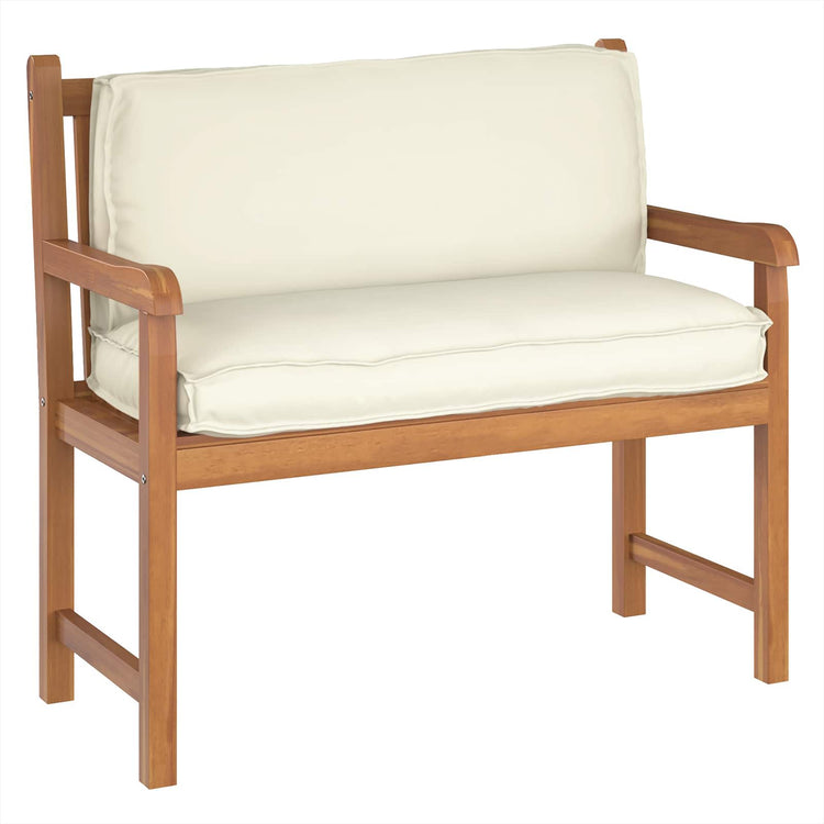 VidaXL coussin crème 120 x 40 x 12 cm tissu oxford