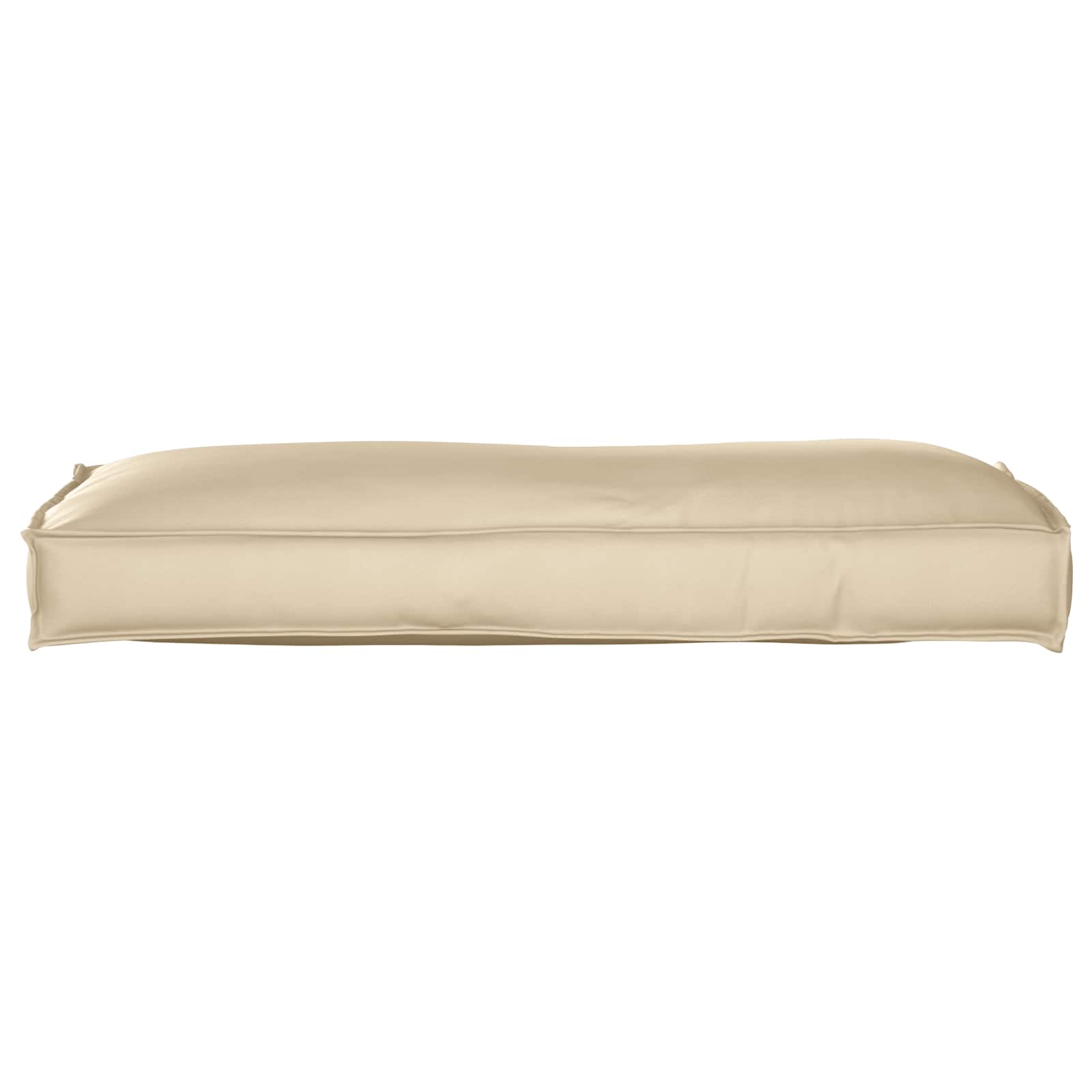 VidaXL coussin beige 120 x 40 x 12 cm tissu oxford