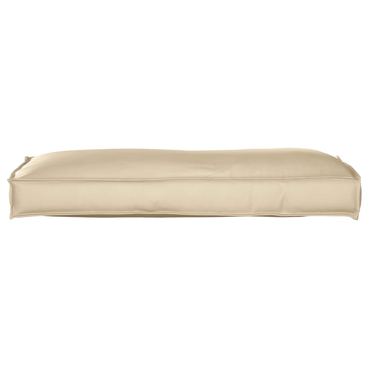 VidaXL coussin beige 120 x 40 x 12 cm tissu oxford