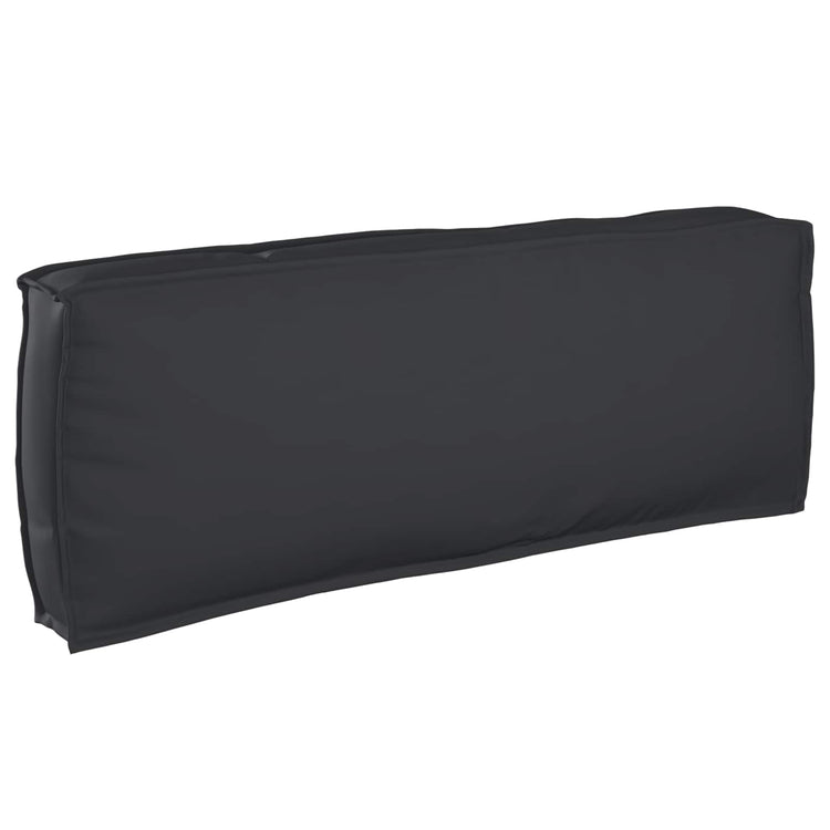 VidaXL coussin noir 120 x 40 x 12 cm tissu oxford