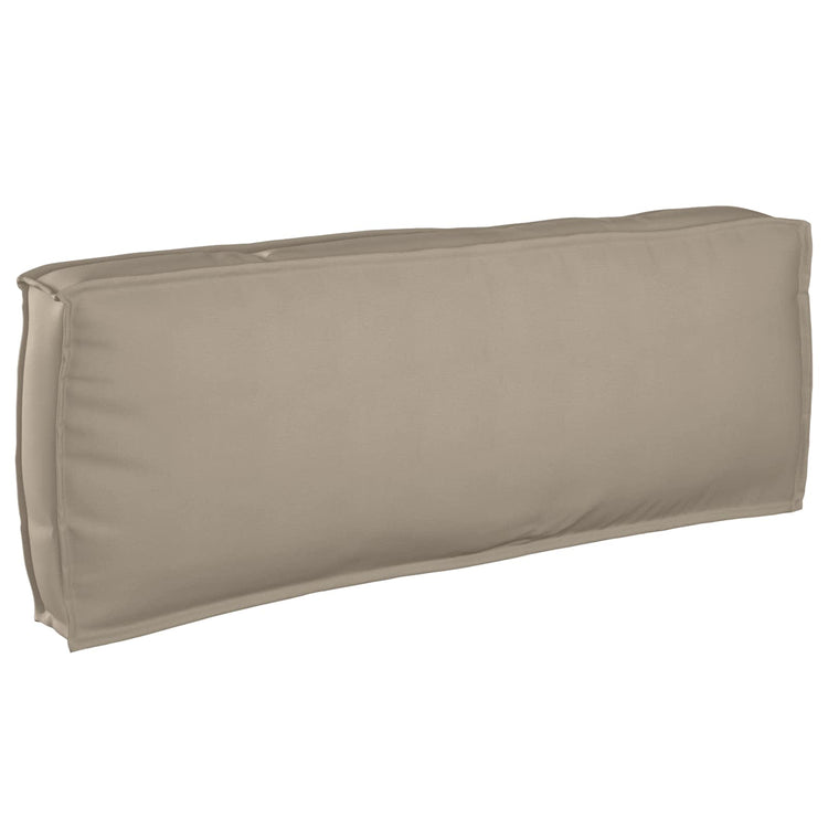 Vidaxx coussin taupe 120 x 40 x 12 cm tissu oxford