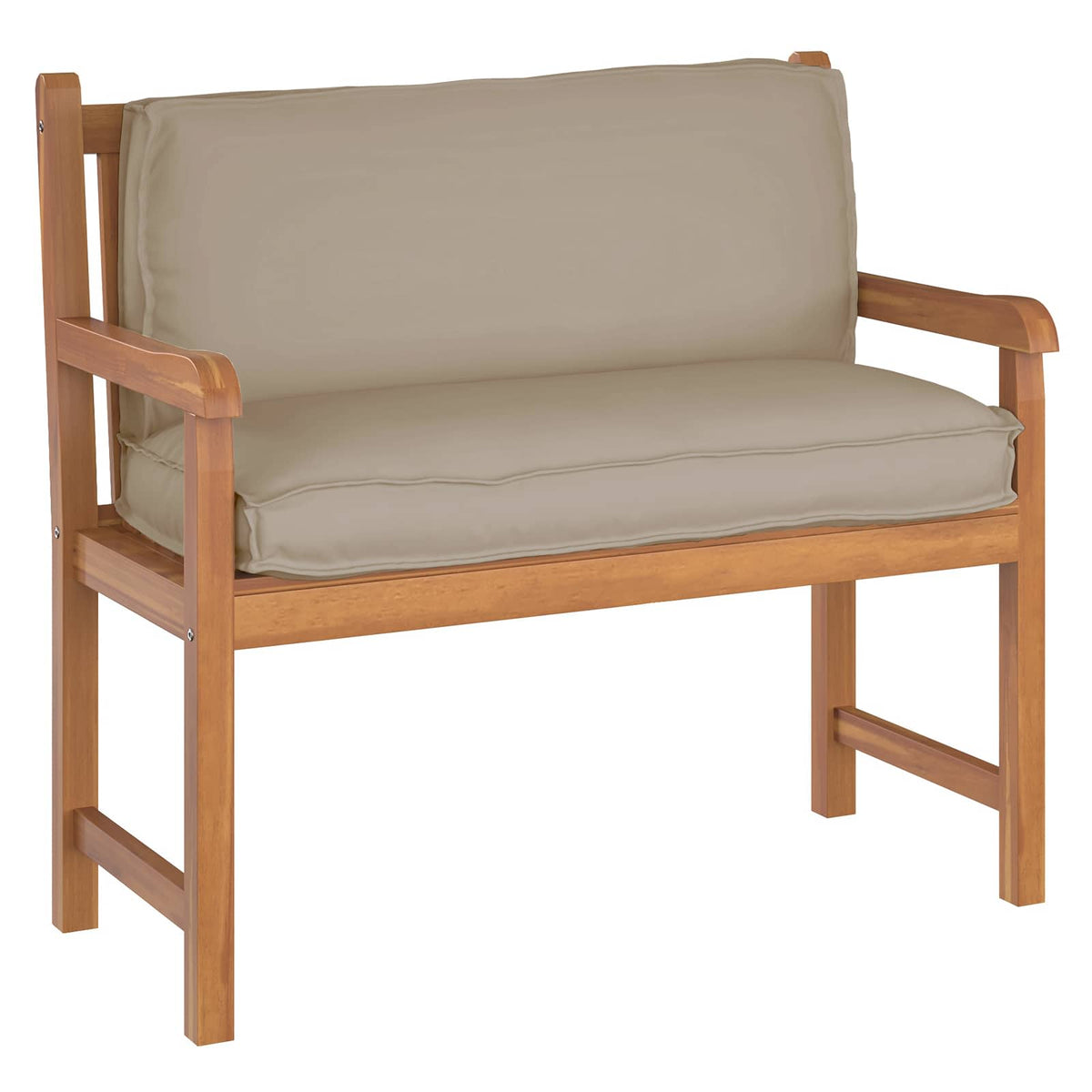 Vidaxx coussin taupe 120 x 40 x 12 cm tissu oxford