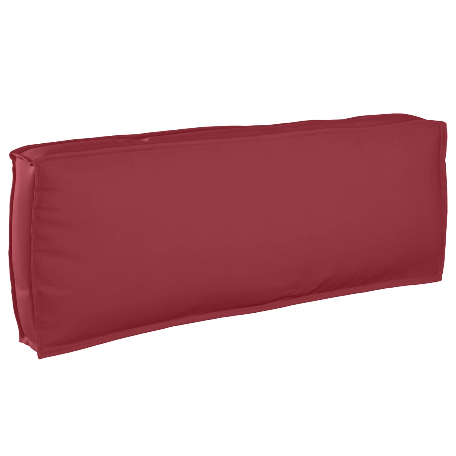 VidaXL coussin vin rouge 120 x 40 x 12 cm tissu oxford