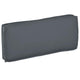 Vidaxl coussin anthracite 120 x 50 x 12 cm tissu oxford