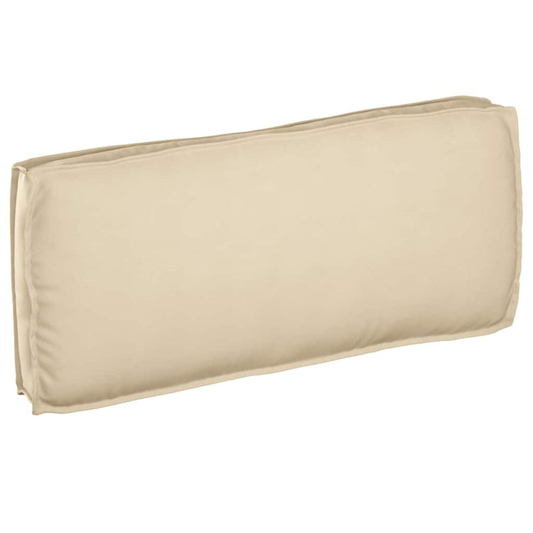Vidaxl coussin beige 120 x 50 x 12 cm tissu oxford