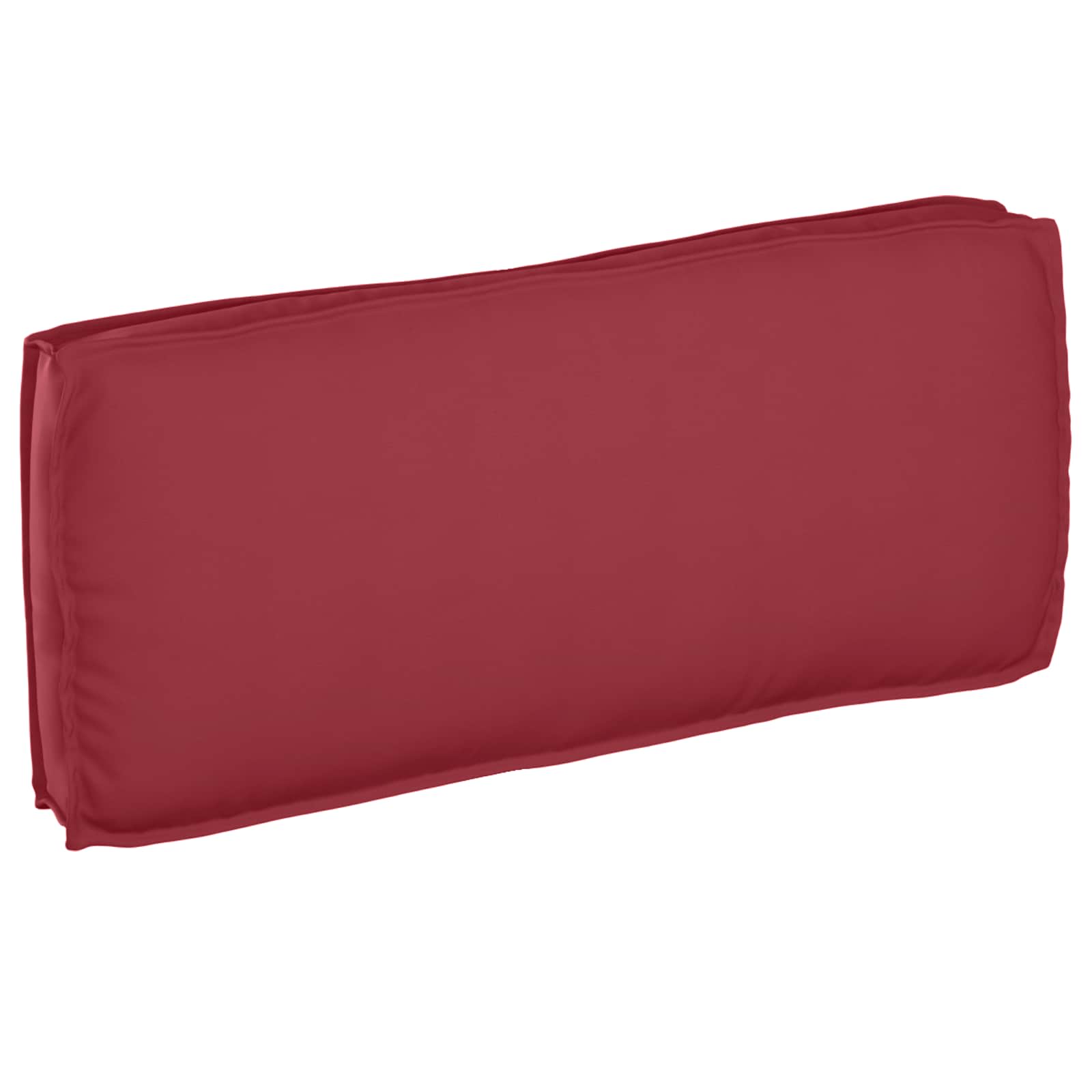 VidaXL coussin vin rouge 120 x 50 x 12 cm tissu oxford