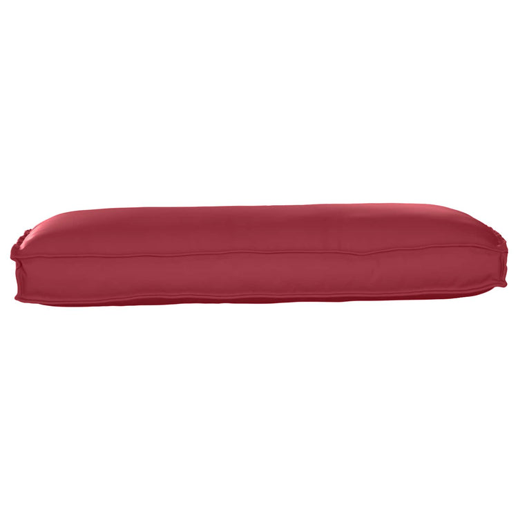 VidaXL coussin vin rouge 120 x 50 x 12 cm tissu oxford