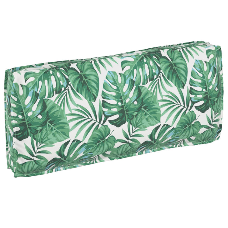 Vidaxxl coussin motif feuille feuille 120 x 50 x 12 cm tissu oxford