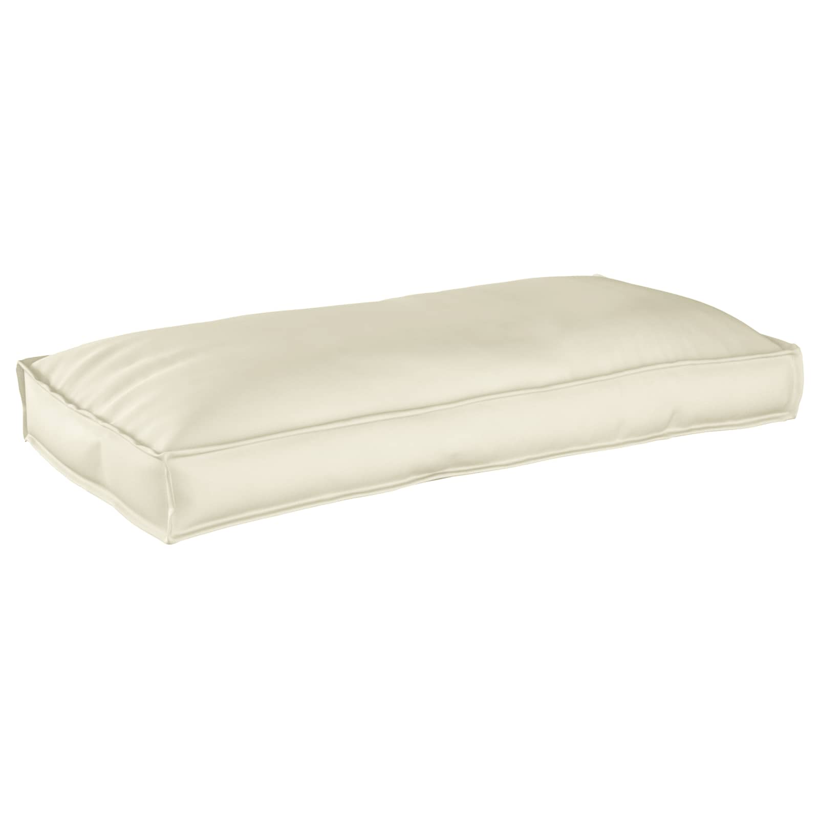 VidaXL coussin crème 120 x 60 x 12 cm tissu oxford