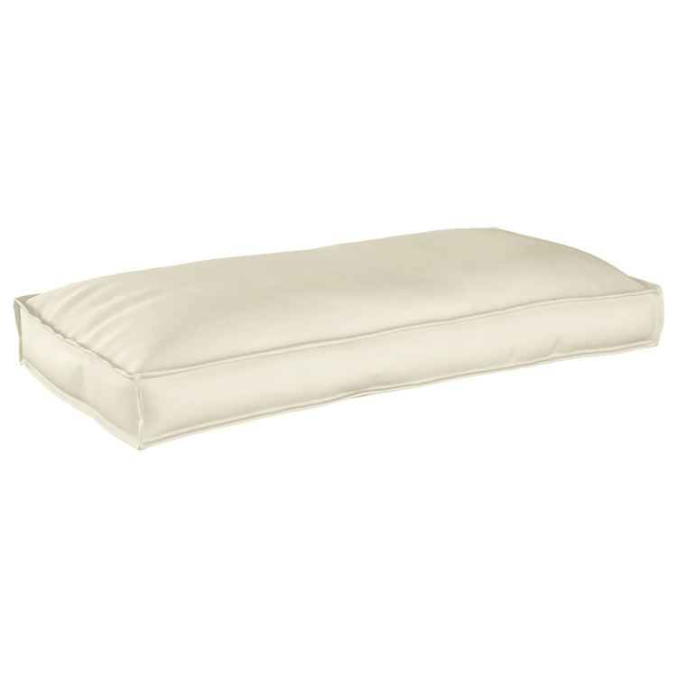 VidaXL coussin crème 120 x 60 x 12 cm tissu oxford