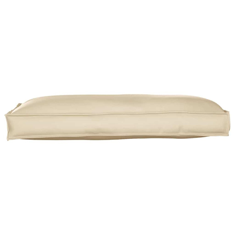 VidaXL coussin beige 120 x 60 x 12 cm tissu oxford