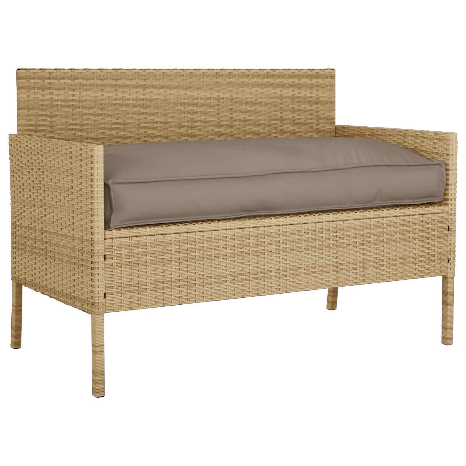 VidaXL coussin taupe 150 x 40 x 8 cm tissu oxford