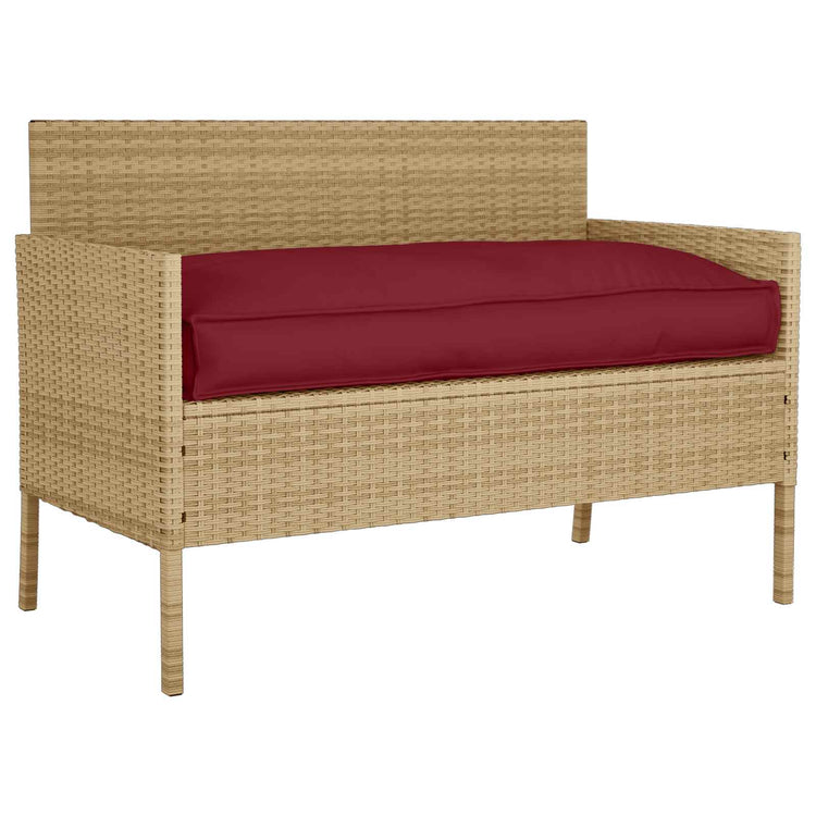 Vidaxxl coussin vin rouge 80 x 80 x 52 cm tissu oxford