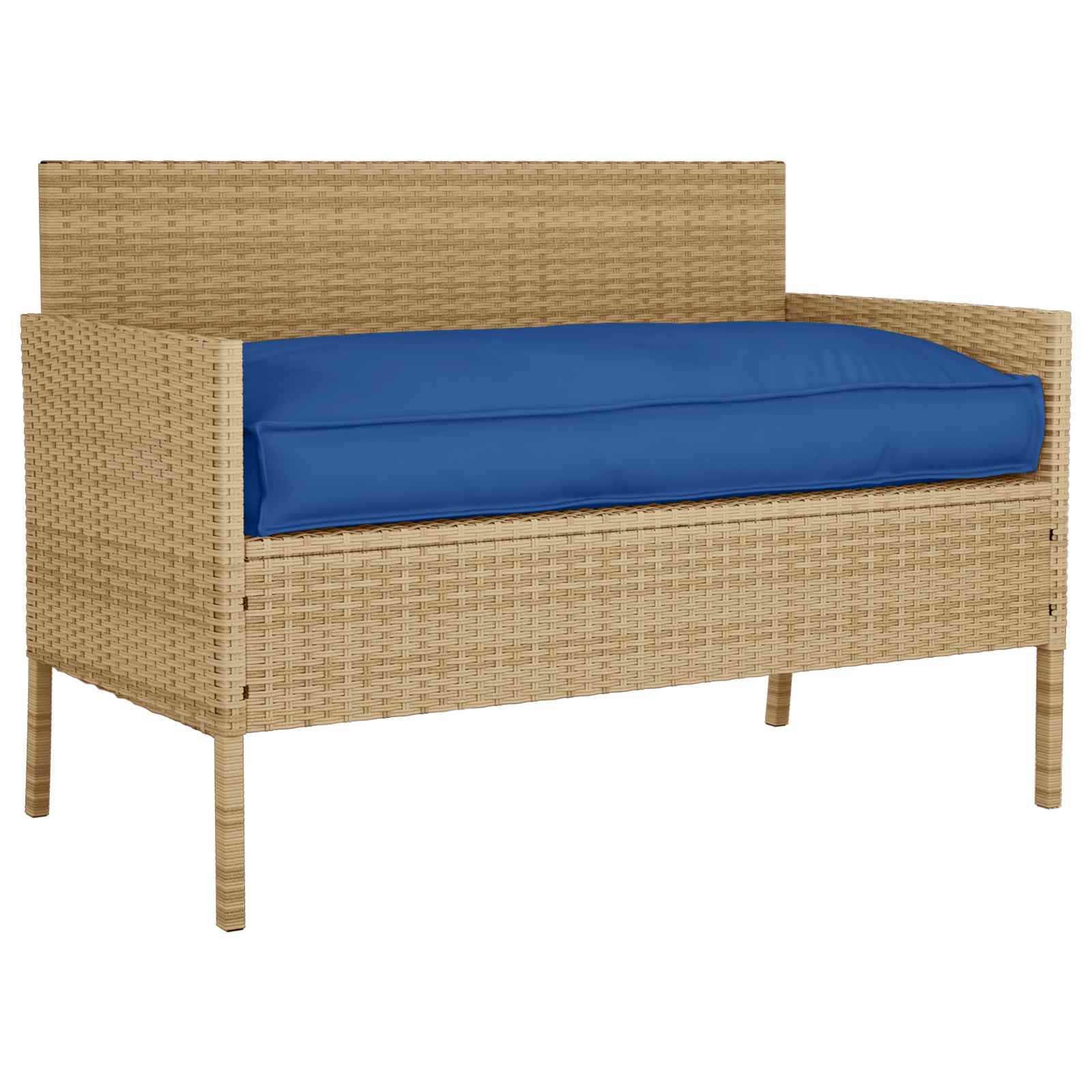 Vidaxxl coussin bleu royal 120 x 60 x 12 cm tissu oxford
