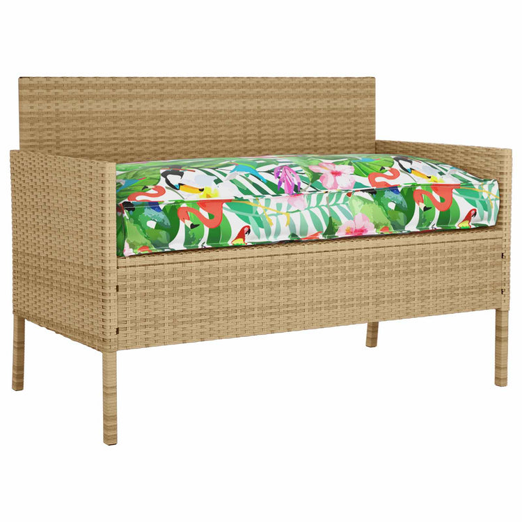 Vidaxx coussin fleurs multicolore 120 x 60 x 12 cm tissu oxford