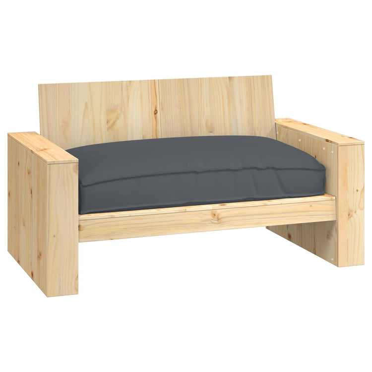 Vidaxl coussin anthracite 120 x 80 x 12 cm tissu oxford