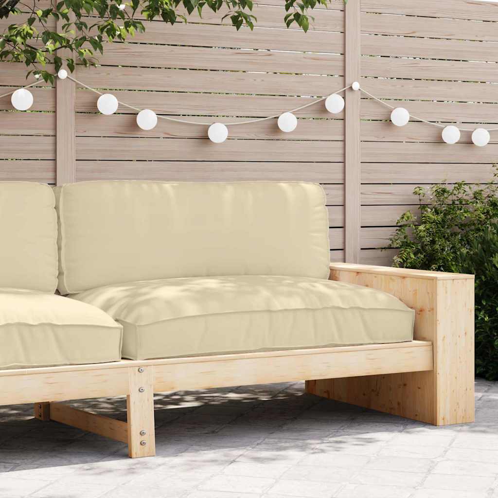 VidaXL coussin beige 120 x 80 x 12 cm tissu oxford