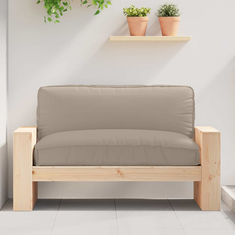 Vidaxx coussin taupe 120 x 80 x 12 cm tissu oxford