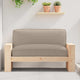 Vidaxx coussin taupe 120 x 80 x 12 cm tissu oxford