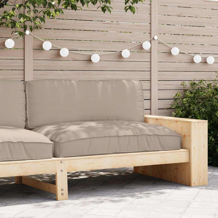 Vidaxx coussin taupe 120 x 80 x 12 cm tissu oxford