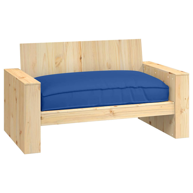 VidaXL coussin bleu royal 120 x 80 x 12 cm tissu oxford