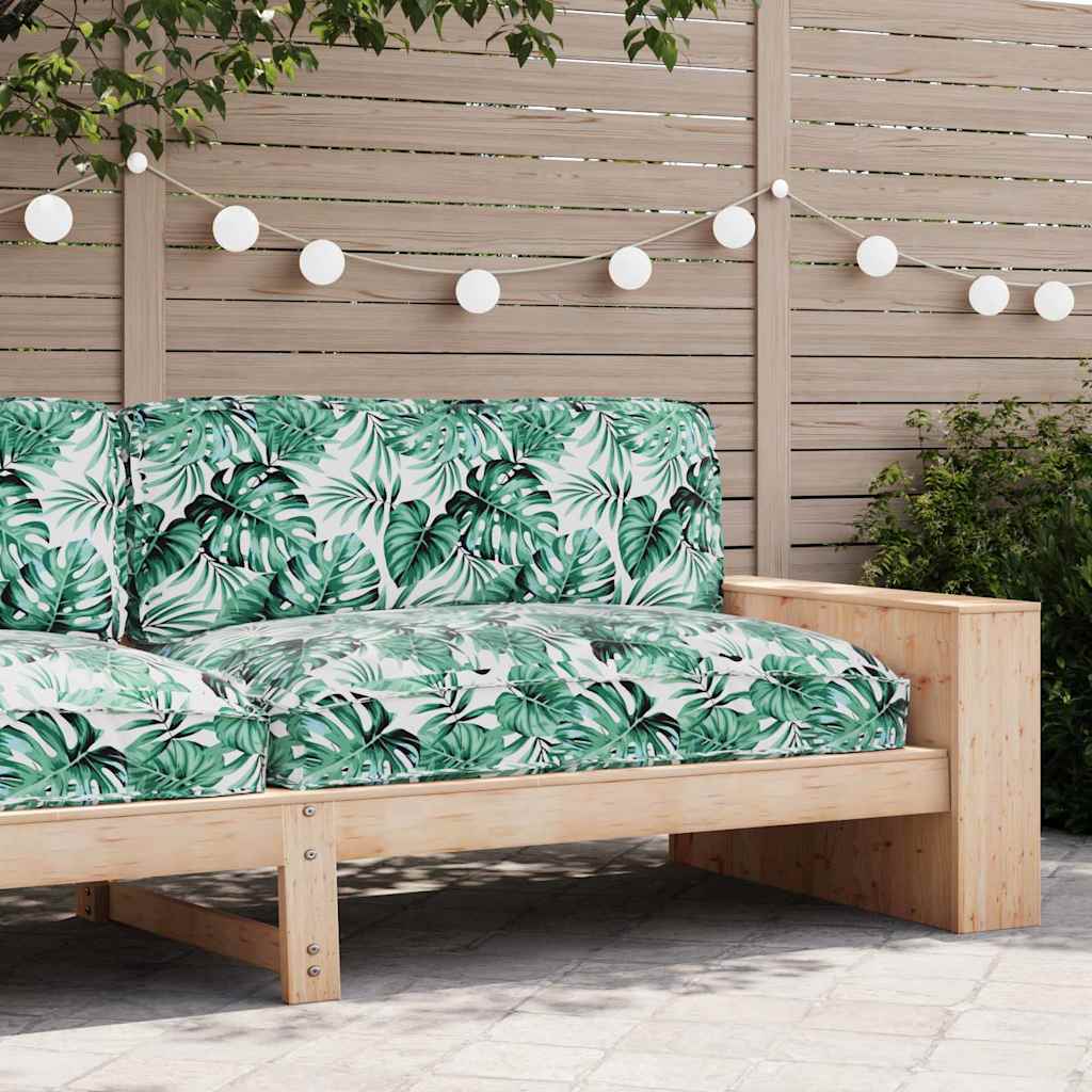 Vidaxxl coussin motif feuille feuille 120 x 80 x 12 cm tissu oxford