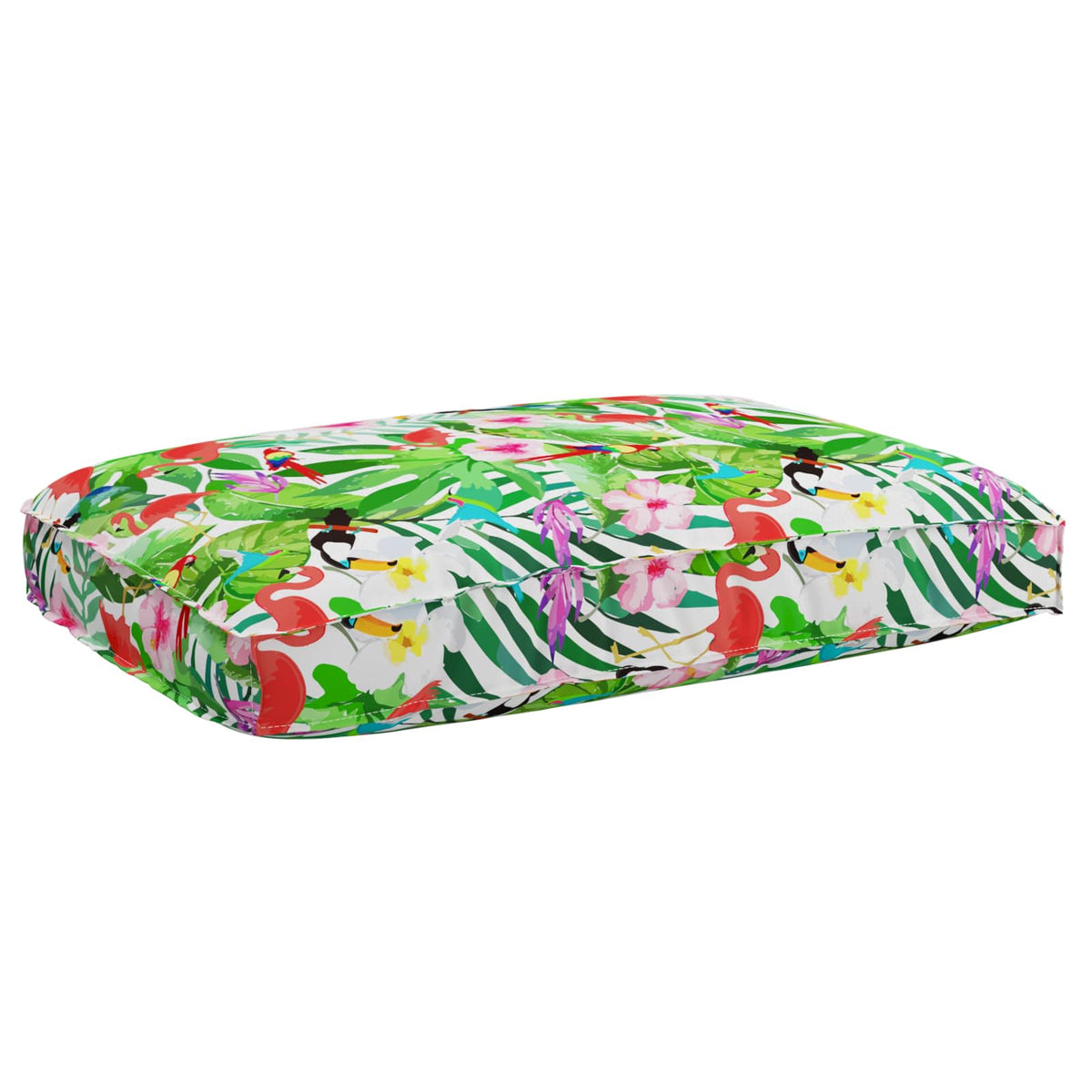Vidaxx coussin fleurs multicolore 120 x 80 x 12 cm tissu oxford