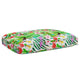 Vidaxx coussin fleurs multicolore 120 x 80 x 12 cm tissu oxford