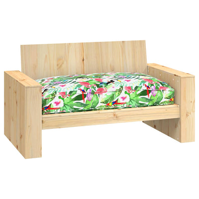 Vidaxx coussin fleurs multicolore 120 x 80 x 12 cm tissu oxford